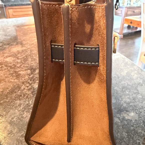 TORY BURCH MEDIUM RADZIWILL LEE BLACK LEATHER DOUBLE BAG - Picture 2 of 10